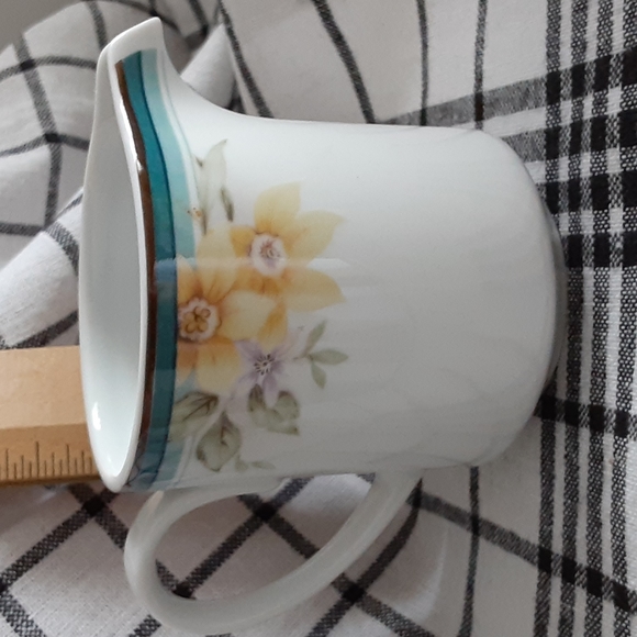 Christopher Stuart Fine China Tranquility Lidded Sugar Creamer Y0237 Teal Yellow - Picture 12 of 16